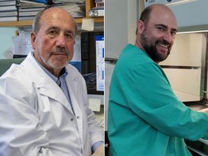 Los virólogos Mariano Esteban y Juan García Arriaza, del CNB-CSIC. 