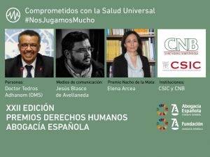 El CNB y el CSIC, XXII Premios Derechos Humanos de la Abogacía en la categoría de Instituciones
