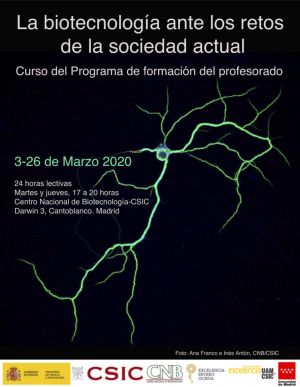 Nueva edición del curso: La biotecnología ante los retos de la sociedad actual