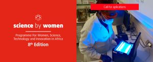 Open call: 8th Edition of &quot;Science by Women&quot; program